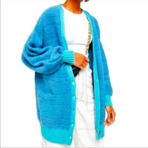 🆕FREE PEOPLE Snow Drop Sleeved Long Nile Cardigan NWOT